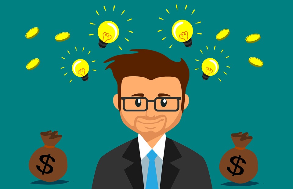 Money, Idea, Business, Man, Bulb, Capital, Crowdfunding